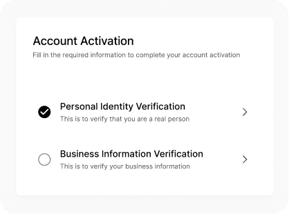 account activation steps