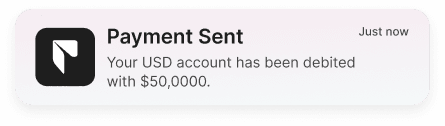 payment sent